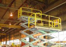 Plataformas de tijeras de ruedas Lift-A-Loft MP19-15 