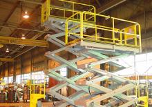 Plataformas de tijeras de ruedas Lift-A-Loft MP25-15 