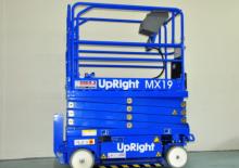 Plataformas de tijeras de ruedas UpRight MX 19
