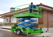 Plataformas de tijeras de ruedas Mieve PE-8R