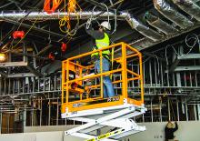 Plataformas de tijeras de ruedas Custom Equipment PS-1030