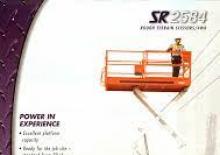 Plataformas de tijeras de ruedas Snorkel SR 2584