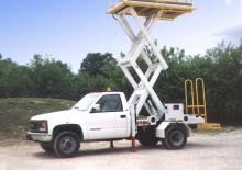 Plataformas de tijeras de ruedas Lift-A-Loft TMP-15 