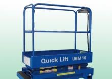 Plataformas de tijeras de ruedas AHI UBM10