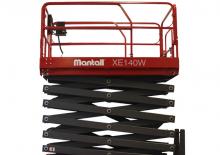Plataformas de tijeras de ruedas Mantall XE140W