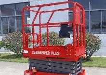 Plataformas de tijeras de ruedas Mantall XE60MINI
