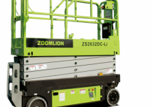 Plataformas de tijeras de ruedas Zoomlion ZS2632DC-Li