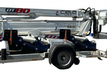Plataformas elevadoras articuladas remolcables CELA DT-80