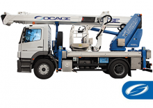 Plataformas elevadoras articuladas remolcables Socage TJJ 39