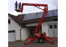 Plataformas elevadoras articuladas remolcables EuropeLift TM 18 GT