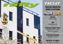 Plataformas elevadoras articuladas sobre camión Niftylift TM 34 T