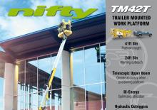 Plataformas elevadoras articuladas sobre camión Niftylift TM 42 T