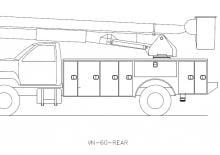 Plataformas elevadoras articuladas remolcables Versalift VN-60-REV 