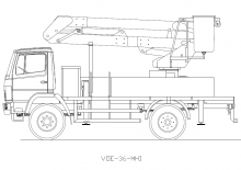 Plataformas elevadoras articuladas remolcables Versalift VOE-36-MHI (EXPORT)