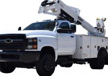 Plataformas elevadoras articuladas remolcables Versalift VST-40-HDI