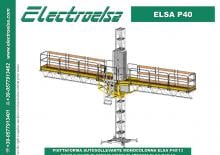 Plataformas elevadoras de mástil Electroelsa ELSA P40