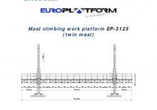 Plataformas elevadoras de mástil Electroelsa EP-3125