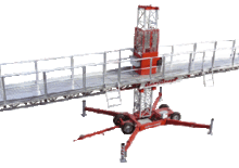Plataformas elevadoras de mástil Scanclimber SC 1300 E