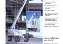 Plataformas telescópicas de ruedas Terex Aerials TB 66
