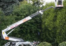 Plataformas telescópicas remolcables Dino Lift Dino 120TLB II 
