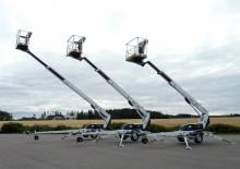 Plataformas telescópicas remolcables Dino Lift Dino 135TB