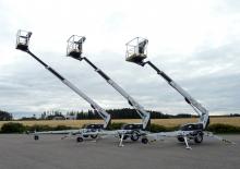 Plataformas telescópicas remolcables Dino Lift Dino 150TB