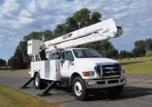 Plataformas telescópicas sobre camión Terex Optima HRX50