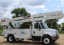 Plataformas telescópicas sobre camión Terex Optima TCX55