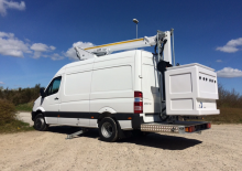 Plataformas telescópicas sobre camión Danilift PV155V