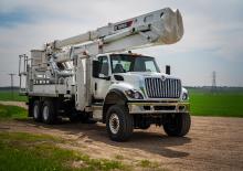 Plataformas telescópicas sobre camión Terex TM100