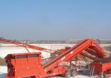 Platas cribadoras móviels Terex-Finlay 390