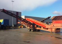 Platas cribadoras móviels Terex-Finlay 393 Hydrascreen