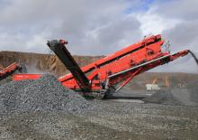 Platas cribadoras móviels Terex-Finlay 693+
