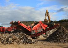 Platas cribadoras móviels Terex-Finlay 873+ Spaleck