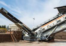 Platas cribadoras móviels Metso Lokotrack ST3.8
