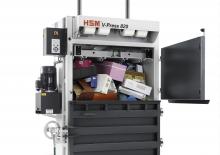 Prensas de basura HSM V-Press 820 eco