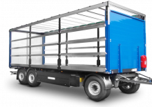 Remolques con plataforma de lona Schwarzmüller 3-axle sliding tarpaulin platform trailer