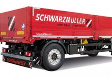 Remolques volquete Schwarzmüller 2-axle platform trailer - building materials