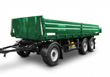 Remolques volquete Schwarzmüller 3-axle 3-way tipper trailer - building site