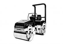 Rodillos vibrantes tándem Bomag BW 135 AD