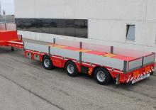 Semiremolque lowbed ROJO GP 2EG + 2EG