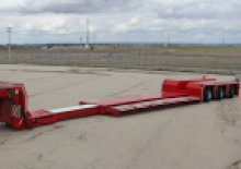 Semiremolque lowbed ROJO GRS 3 + CDS 1