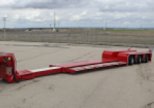 Semiremolque lowbed ROJO GRS 3 + DS 2