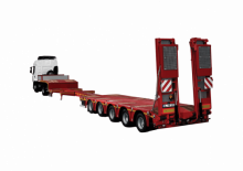 Semiremolque lowbed Kässbohrer K.SLA 5 / 2N - 24 / 50