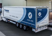 Semirremolque plataforma de lona Krone SDP 27 eLBP4-CS