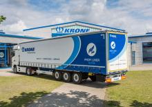 Semirremolque plataforma de lona Krone SDP 27 eLUB-CS