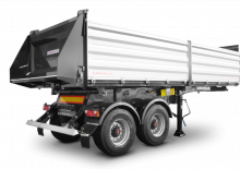 Semirremolques volquete Schwarzmüller 2-axle 3-way tipper semitrailer - building site - reinforced