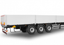 Semirremolques volquete Schwarzmüller 3-axle platform semitrailer - building materials
