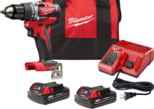 Taladro y destornillador sin cable Milwaukee 2801-22CT