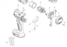Taladro y destornillador sin cable Makita BDF446 